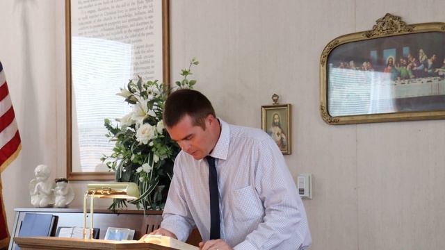 Mt Pisgah Regular Sermon #53 - Psalms 8 & Philippians 2:1-6 (KJV) смотреть онлайн