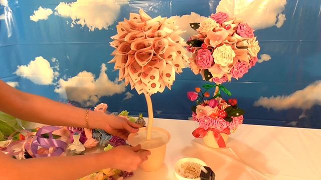Мастер класс по созданию денежного дерева из купюр смотреть онлайн
