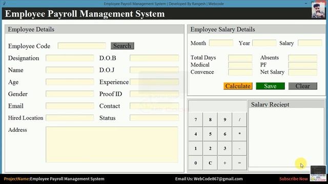 How to Create Employee Payroll Management System with Database in Python | Print Salary | #Part4 смотреть онлайн