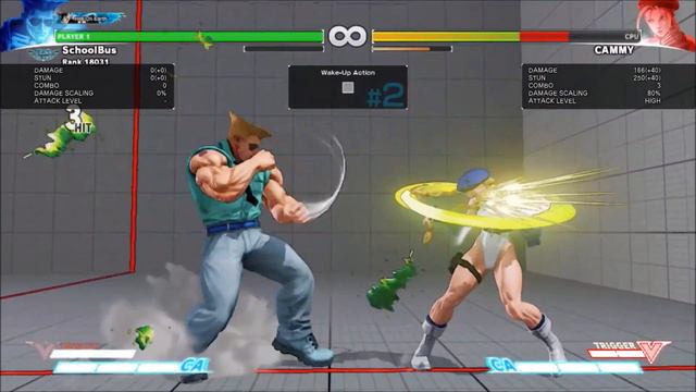 [Street Fighter V] Guile mid-screen Meaty setup off Flash Kick смотреть онлайн