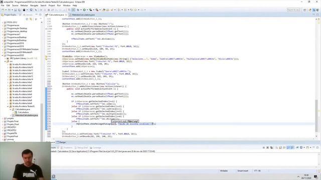 Aula 29 - Programação I - 2021 - Interface Gráfica com WindowBuilder (Parte 2) смотреть онлайн