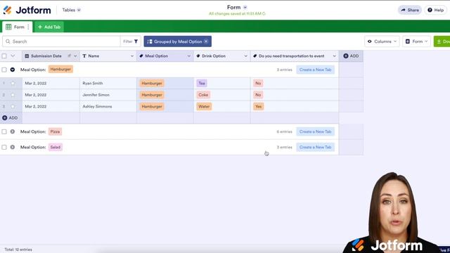 How to Group by Single or Multiple Select Options in Jotform Tables смотреть онлайн
