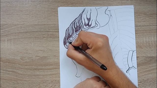 Рисуем Протосов из Starcraft чёрной ручкой ЧАСТЬ 1 смотреть онлайн