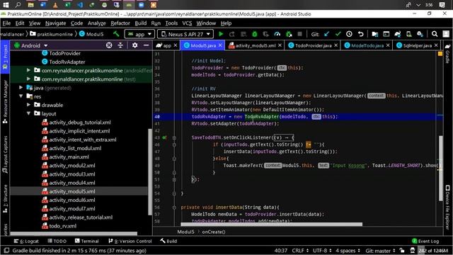 Implementasi SQLITE & Shared Preference (Android) смотреть онлайн
