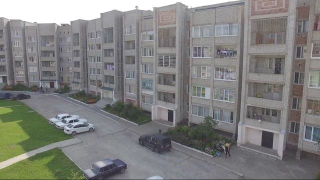 Микрорайон Заречный, г.Назарово, Красноярский край. Вид с дрона смотреть онлайн