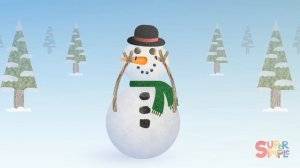Soy Un Muñeco De Nieve _ Canciones Infantiles De Navidad _ Super Simple Español