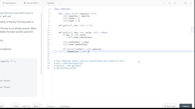 Daily Coding Problem - Problem 52 (Implement LRU cache) смотреть онлайн