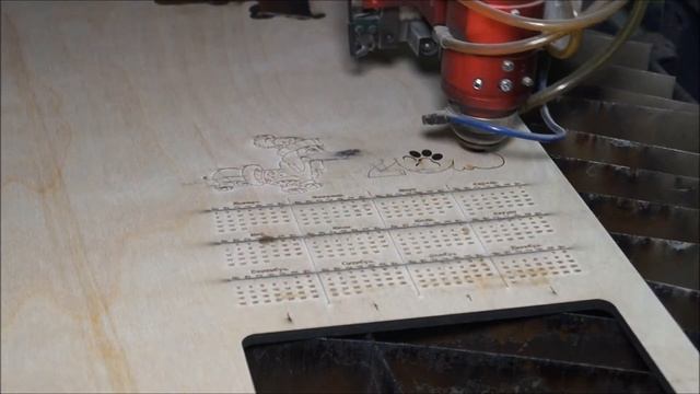 Семейный Календарь от EkDelo | Лазерная резка | Фанера 4 мм смотреть онлайн