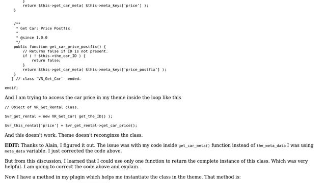 Wordpress: What is the best way to instantiate a class of a plugin in your WordPress theme? смотреть онлайн