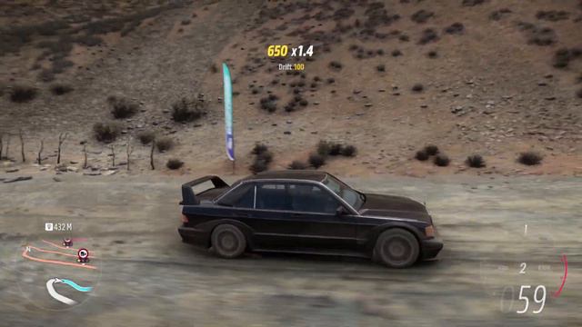 Arriving At The Film Set - Mercedes-Benz 190E Evo | Forza Horizon 5 Gameplay #subscribe