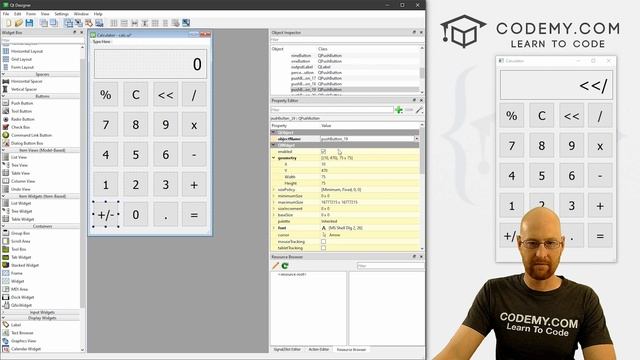 Build a Calculator With PyQT5 Designer - PyQt5 GUI Thursdays #8 смотреть онлайн