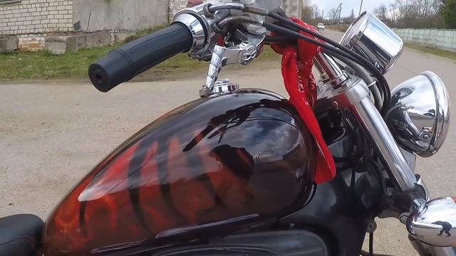 аэрография на Honda Steed 600 смотреть онлайн
