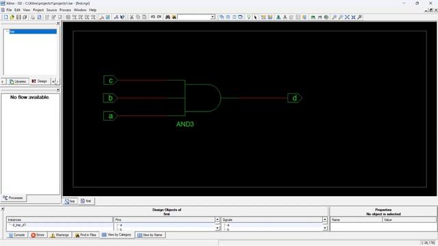 And gate implementation using Xilinx 8.1i смотреть онлайн