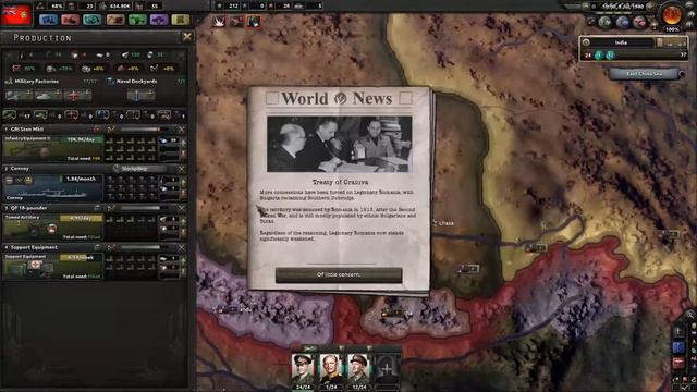 Let's play Hearts of Iron IV: Together for Victory - India Episode 9 - "Thank God for Pearl Harbour смотреть онлайн