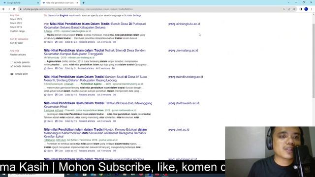 Cara Mencari Referensi di Google Scholar смотреть онлайн