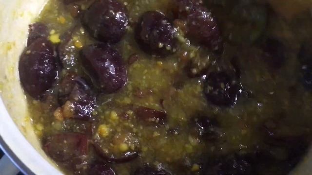 Сливовое варенье с апельсином и грецкими орехами////Plum jam with orange and walnuts смотреть онлайн