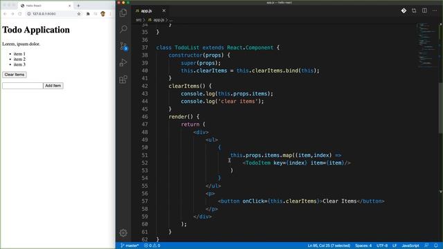 22-React Dersleri-Todo App Component State: Clear Items смотреть онлайн