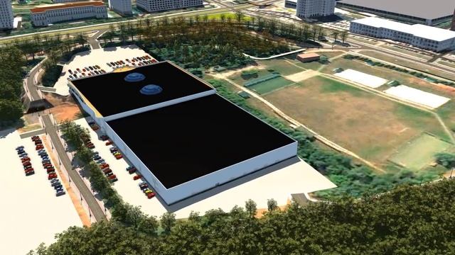 Торговый центр в Парке им.500-летия Чебоксар смотреть онлайн