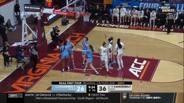 Vanderbilt vs. Columbia - First Four NCAA tournament extended highlights смотреть онлайн
