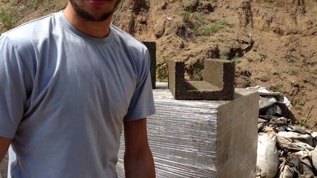 Проверка арболита огнём