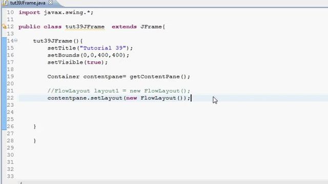 Tutorial Programacion Java 39 : Flow Layout смотреть онлайн