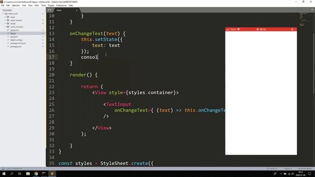 React Native Tutorial - Handling User Input смотреть онлайн
