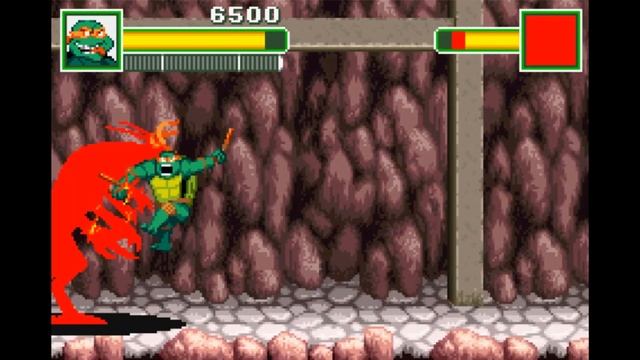 Teenage Mutant Ninja Turtles - Mikey Gameplay Walkthrough - Game Boy Advance Longplay смотреть онлайн
