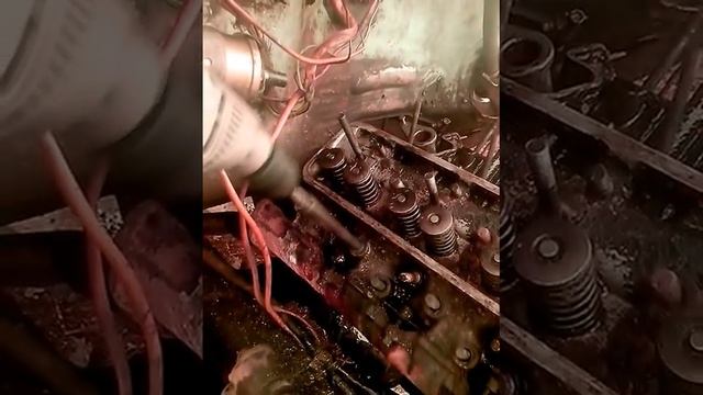 Съем головки блока цилиндров ГАЗ 53