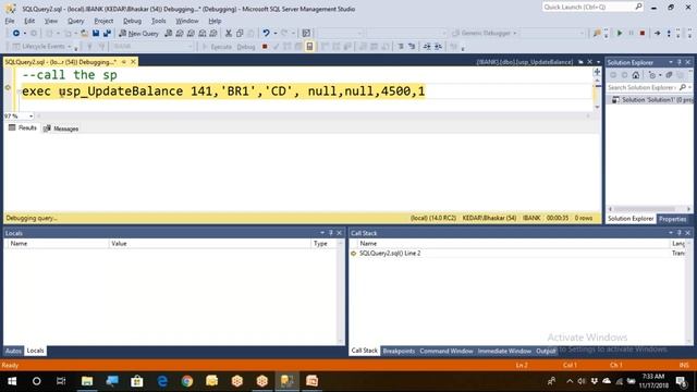 17 SQL Server Debugging Stored Procedures смотреть онлайн