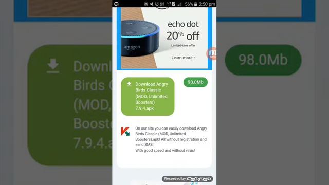 ANGRY BIRDS CLASSIC MOD APK DOWLOAND 100%WORKING смотреть онлайн