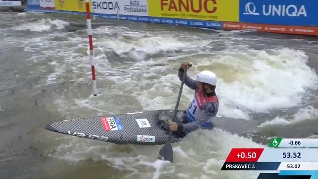 Lucas Roisin France Semi-Final / 2023 ICF Canoe-Kayak Slalom World Cup Prague Czech Republic смотреть онлайн