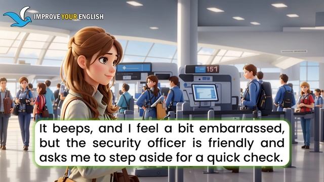 Improve Your English (At The Airport) - English Listening Skills - Speaking and Learning Everyday смотреть онлайн