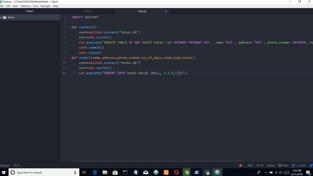 python tkinter video tutorial video 4: sqlite3 backend смотреть онлайн