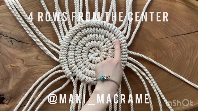 DIY: Macrame Mandala big one ✨ смотреть онлайн