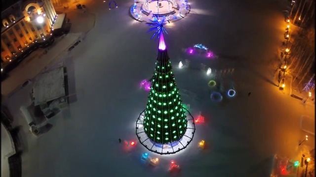 Новогодняя Ель для Ханты-Мансийска от Компании МИР смотреть онлайн