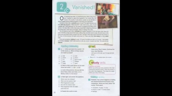 9   Spotlight 7, Module 2, Unit 2c, Page 20