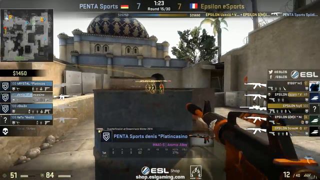 EPS Winter 2014-2015: Epsilon vs PENTA G1 | Epsilon eSports vs PENTA Sports G1 (11.12.2014) смотреть онлайн
