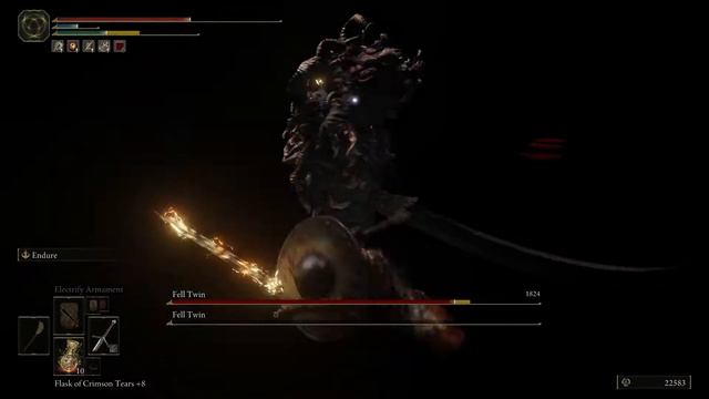 ELDEN RING. Fell Twins. The dark one. [Melee strategy, solo, without spirits] смотреть онлайн