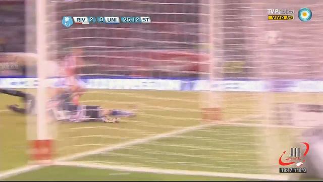 SEGUNDO GOL DE MORA - RIVER 2 UNION 0 - FECHA 14 (10 11 2012) смотреть онлайн