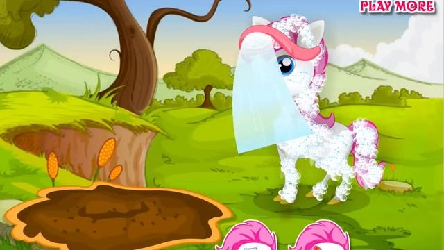 Pony Adventure - Белая Пони Уход смотреть онлайн