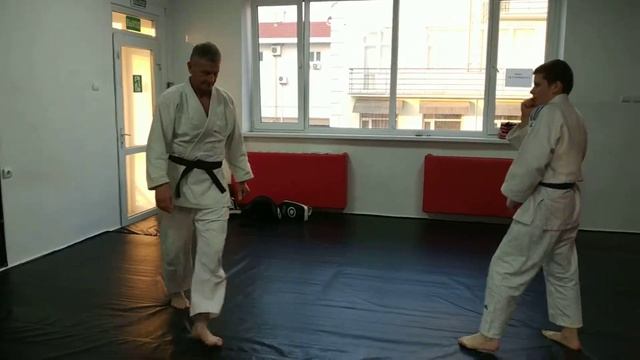 Айкидо. Защита нижнего внешнего и верхнего внутреннего секторов смотреть онлайн