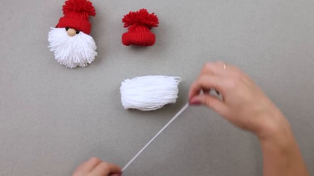 Charming gnome out of woolen | Christmas ornaments | Let's make a cute little gnome! смотреть онлайн
