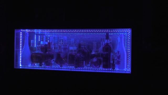 LED Стенка для TV. Бар с эффектом бесконечность. смотреть онлайн