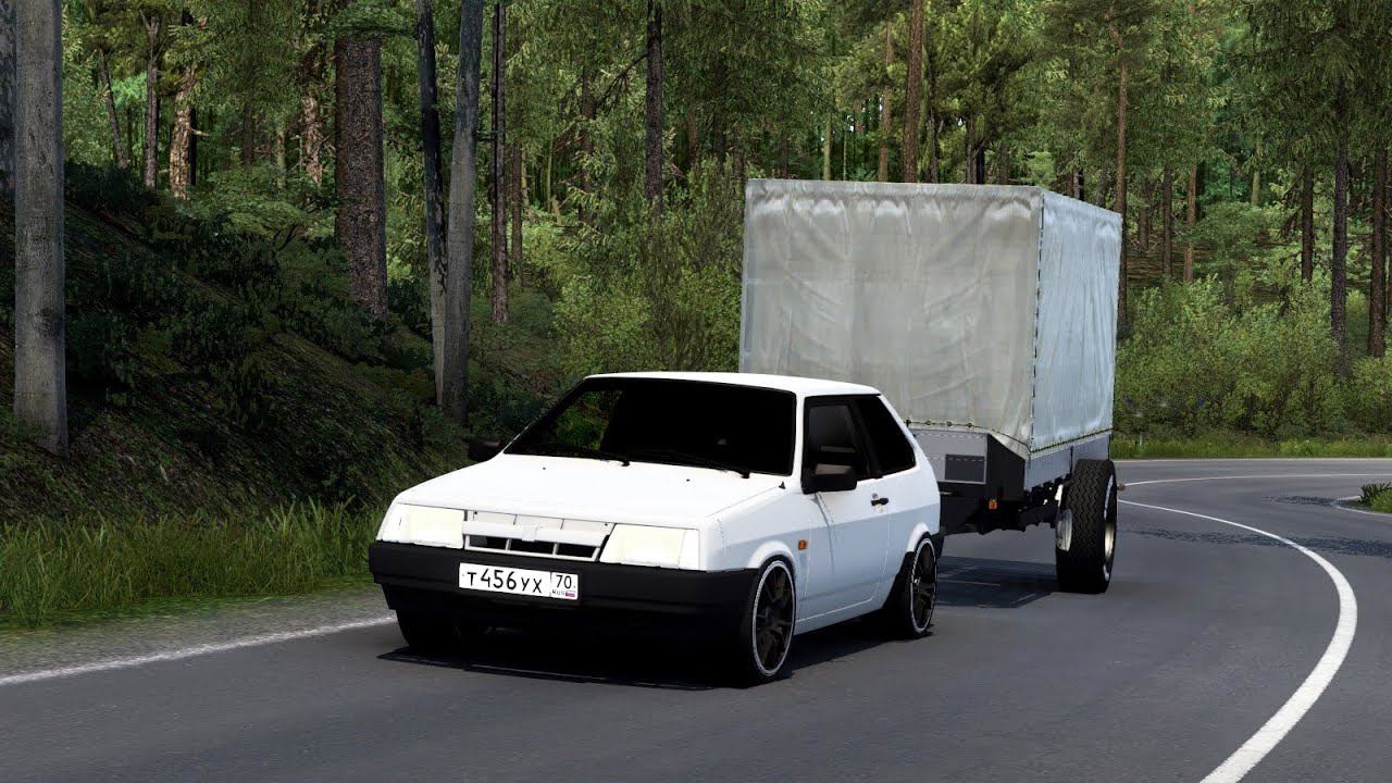 [ETS 2] LADA (BA3) 2108 Sputnik_Cargo Delivery from Leon смотреть онлайн