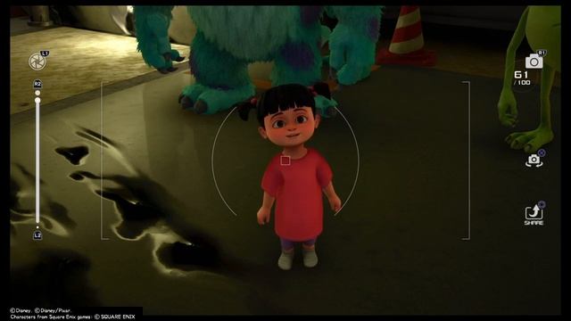 KINGDOM HEARTS 3 Monsters Inc characters react to camera - Monstropolis смотреть онлайн