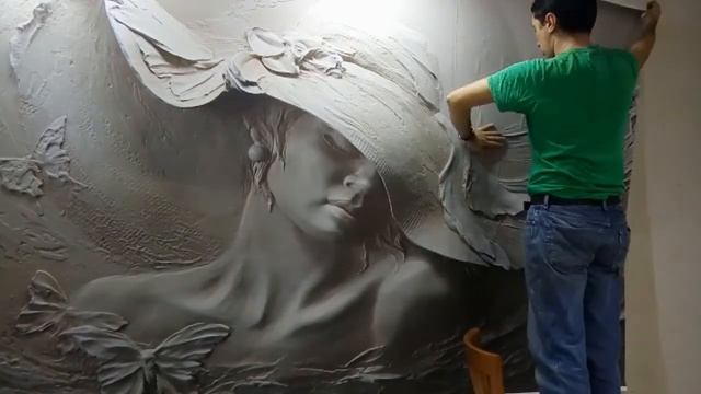 Дама в Шляпе 3D Фотообои. #Мелитополь#Поклейка#Обоев смотреть онлайн