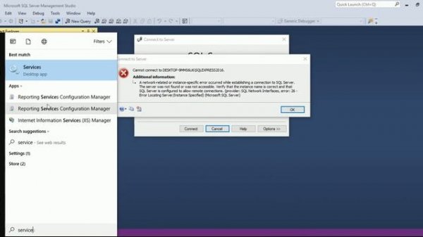 Cannot connect to SQL Server | how to fix cannot connect to MS SQL Server error|| Alok Tripathi
