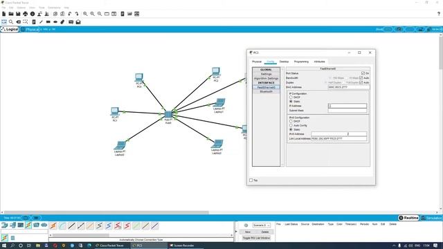 Компьютерные сети с CISCO - УРОК 2 из 250 - Сеть с использованием концентратора (HUB) смотреть онлайн