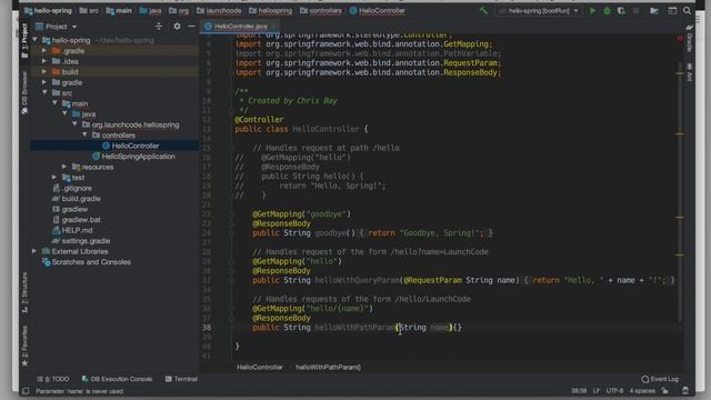 Java Hello Spring Part 5: Path Param смотреть онлайн