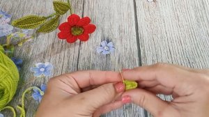 Цветок / мастер класс / вяжем крючком